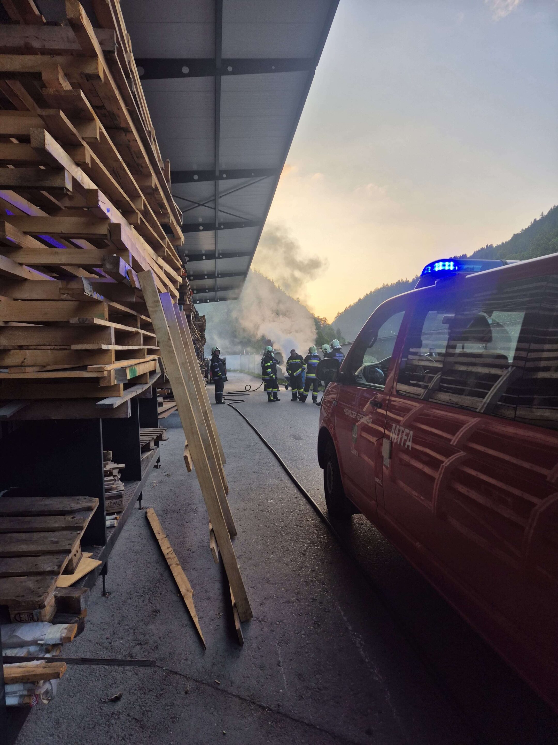 20.06.2025 Brandeinsatz Fa. Willingshofer